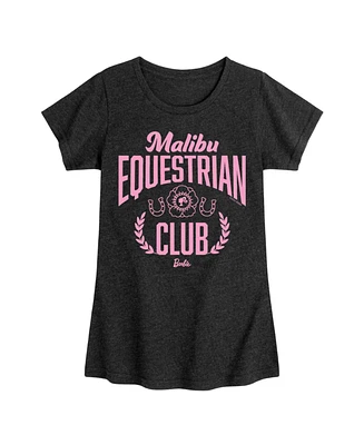 Barbie Big Girls Malibu Equestrian Club Graphic Short Sleeve T-Shirt