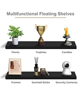 Sorbus Pack 47 x 9.25 Inch Wall Mounted Floating Shelves