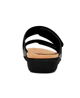 Easy Spirit Women's Bowen Double Band Low Wedge Sandals