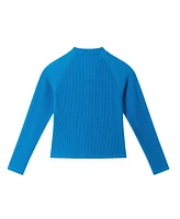 Toddler/Child Girls Blue Long Sleeve Rashguard