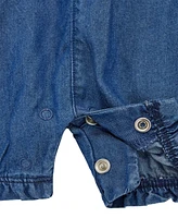 Guess Baby Boys Mixed Media Chambray Shortall