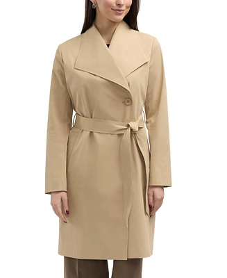 Ellen Tracy Women s Classic Long Trench