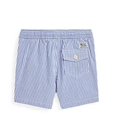 Polo Ralph Lauren Toddler and Little Boys Traveler Stretch Seersucker Swim Trunk