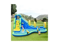 Inflatable Water Slide Kids Bounce House Fun Outdoor Playset for Summer Play