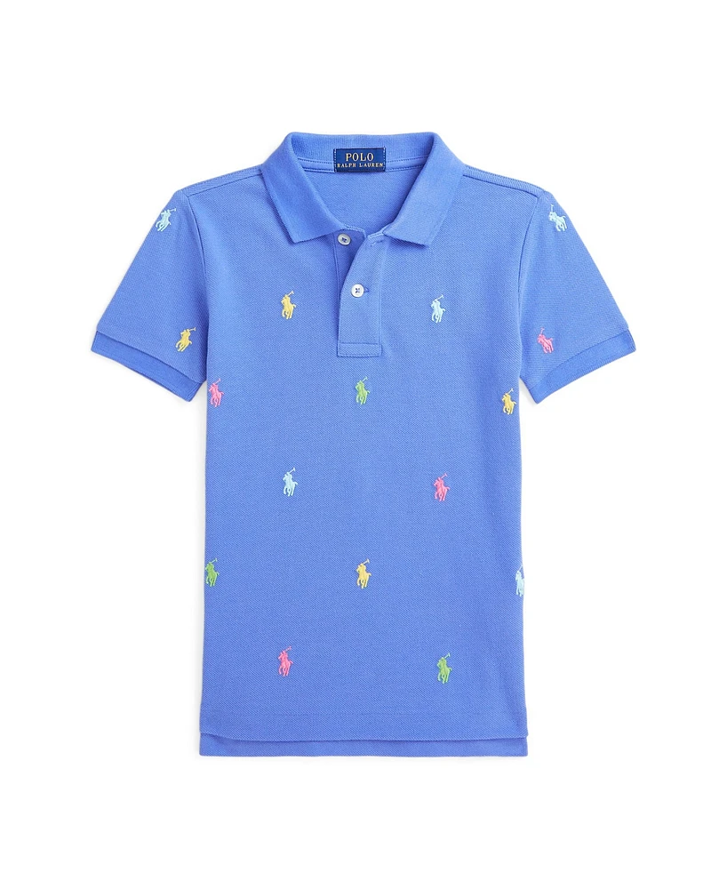 Polo Ralph Lauren Toddler and Little Boys Pony Mesh Shirt