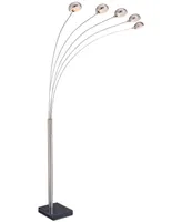 Lite Source 5 Multi-Lite Metal Arc Floor Lamp