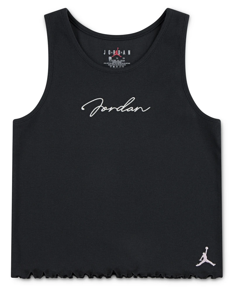 Jordan Big Girls Hidden Plain Sight Tank Top
