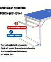 Outdoor portable folding table large