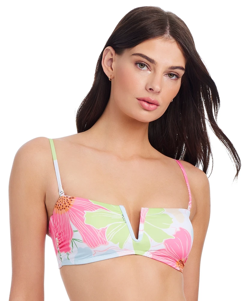 Sanctuary Women's Charming Floral V-Wire Bandeau Top