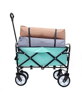 Multi-Purpose Collapsible Wagon for Camping, Groceries, and Beach