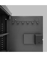 Concealed Wall Safe with Keypad & Removable Shelves for Firearms and Valuables