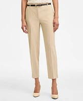 Anne Klein Women's Belted Straight-Leg Pants