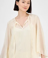 Anne Klein Women's Tie-Neck Blouse