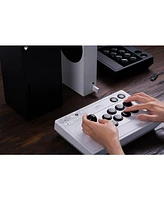 8Bitdo Wireless Arcade Fight Stick for Xbox Series X|S, Xbox One and Windows 10 with 3.5mm Audio Jack - Officially Licensed - White