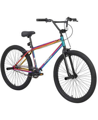 Freestyle Kids Bike Double Disc Brakes 26 Inch Single Speed Children's Bicycle for Boys Girls Age 12+ Years