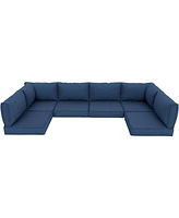 Navy Outdoor Cushions for Deep Seat Patio Furniture