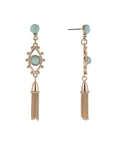 Rachel Rachel Roy Evil Eye Linear Chain Earrings