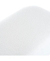 Elegant Ottoman with Spacious Storage Function, White