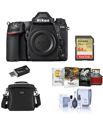 Nikon Nikon D780 Fx-Format Dslr Camera Body Only Bundle with Case, 64GB Sd Card, Mac Software Pack, Cleaning Kit, Card Reader