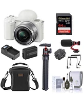 Sony Sony Zv-E10 Mirrorless Vlog Camera with 16-50mm Lens, White