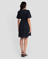 Seraphine Women's Maternity Front Bow Dress