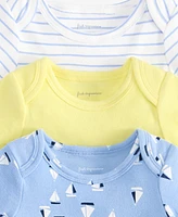 First Impressions Baby Boy Short-Sleeve Bodysuit, Pack of 3, Exclusively at Macy's