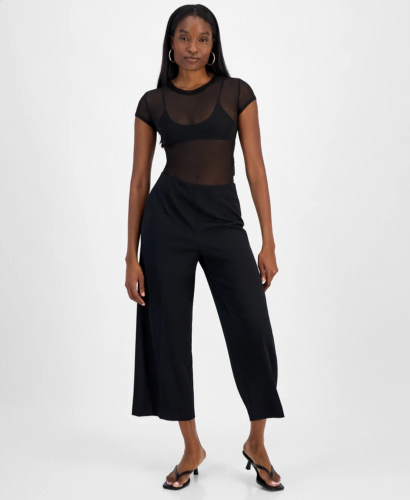 Bar Iii Women's Pull-On Cropped Pants