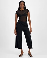 Bar Iii Women's Pull-On Cropped Pants