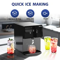 Kbice Self Dispensing Countertop Bullet Ice Maker