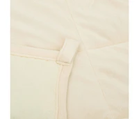 Weighted Blanket Light Cream 53.1"x78.7" 22 lb Fabric