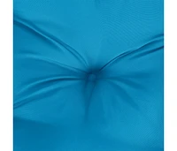 Garden Bench Cushions 2 pcs Light Blue 39.4"x19.7"x2.8" Oxford Fabric