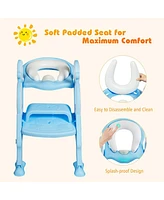Gouun Kids Adjustable Foldable Toilet Training Seat Chair
