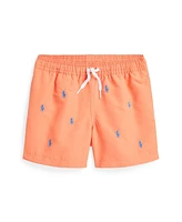 Polo Ralph Lauren Toddler and Little Boys Traveler Pony Swim Trunk