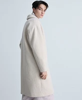 Mango Women's Oversized Boucle Long Coat