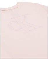 Calvin Klein Big Girls Monogram Boxy T-Shirt