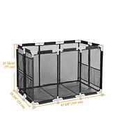 Yescom Mesh Cover Replacement for Rolling Mesh Pool Storage Bin Cart Xx-Large