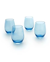 Godinger Veneto Stemless Wine Glasses, Set of 4