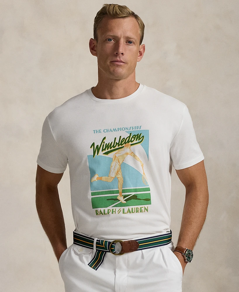 Polo Ralph Lauren Unisex Wimbledon Classic-Fit Logo T-Shirt