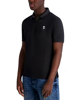 Karl Lagerfeld Paris Men's Regular-Fit Head Pique Polo Shirt