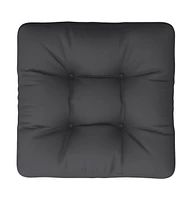 Pallet Cushion Black 22.8"x22.8"x3.9" Fabric