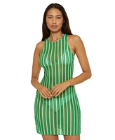 Becca Women's Cabo High-Neck Crochet Dress Cover-Up