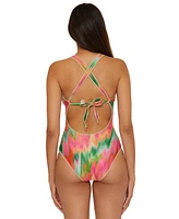 Becca Women's Mirage Metallic One-Piece Swimsuit