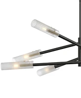 Dainolite 10.50" Metal Wand 8 Light Led Pendant