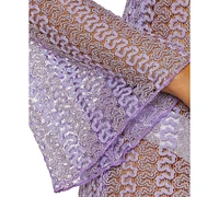Becca Women's Golden Crochet Ring-Front Cover-Up