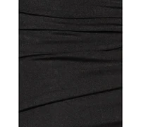 B Darlin Juniors' Ruched One-Shoulder Midi Dress