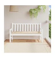 Garden Bench Cushion Beige 59.1"x19.7"x2.8" Oxford Fabric