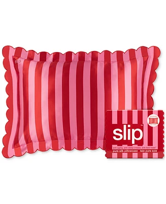 Slip Pure Silk Queen Pillowcase With Scalloped Edge