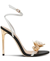 Steve Madden Women's Sheila Floral Embellished Stiletto Sandals