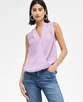 I.n.c. International Concepts Women's V-Neck Sleeveless Top, Exclusively at Macy's