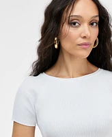 I.n.c. International Concepts Women's Short-Sleeve Sweater, Exclusively at Macy's